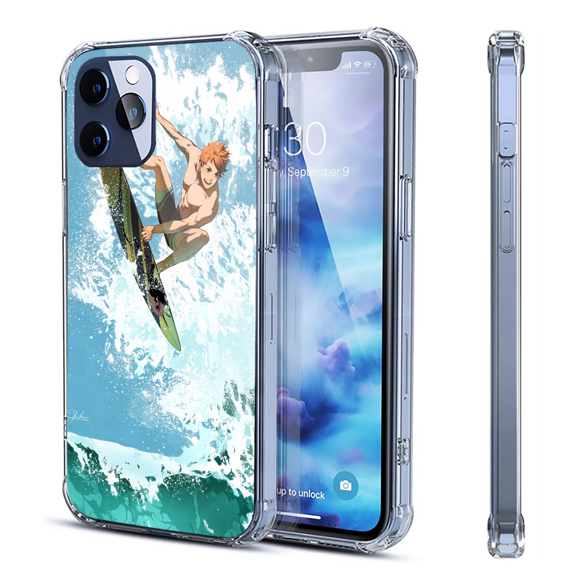 （画像用） ハイキュー!! Haikyu!! 【iPhone 12シリーズ対応】透明スマホケース（クリアソフトケース）